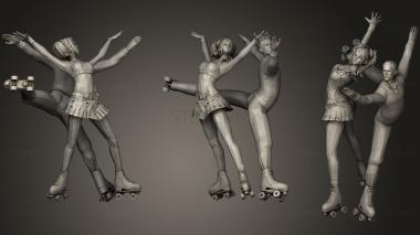 3D model Artistic Roller Skate Sculpt (STL)