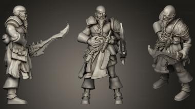 3D model Barnabas Harrigan [Male Human Pirate Captain (STL)