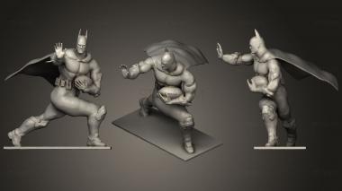 3D model Batman Superman Deadpool Heisman Trophies (STL)