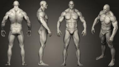 3D model Brutal Male Character Sculpt (STL)