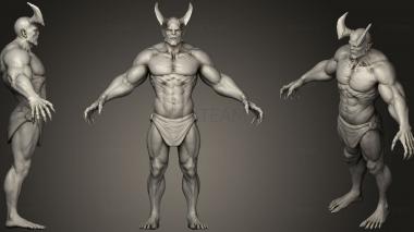 3D model Demon 3d print model (STL)