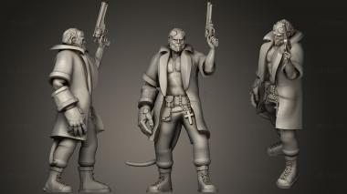 3D model Hellboy (With Jacket) (STL)