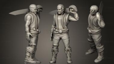 3D model Maheem [Male Human Pirate (STL)