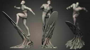 3D model Marvel Silver Surfer And  water (STL)