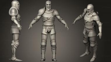 3D model Medieval Knight Armor (STL)