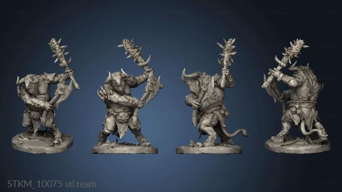 3D model Beastmen Capra Raider (STL)