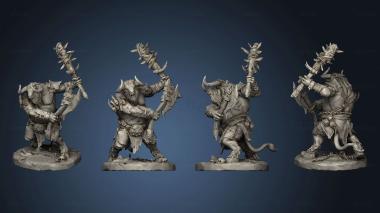 3D model Beastmen Capra Raider (STL)