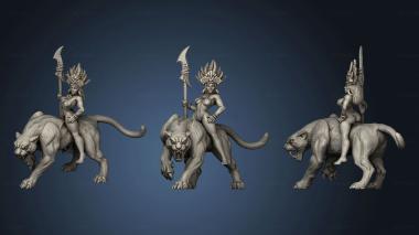 3D model Princess on Panther key (STL)