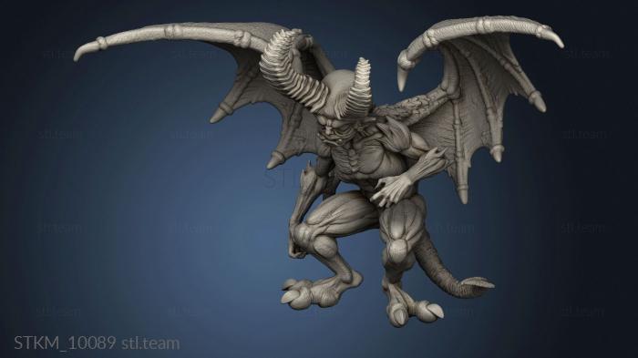 3D model horned devil kid (STL)