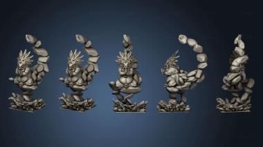 3D model CUATL LORD ELEMENTAL MASTER ROCK FIST (STL)