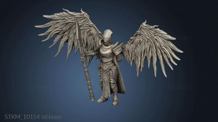 3D model Sicorra Aasimar Paladin Wings Helm (STL)