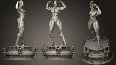 3D model Muscular Female Anatomy 01 (STL)