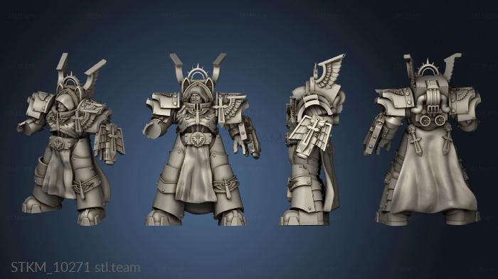 3D model legion gloomy angels inner circle knights NIGHT Robes (STL)