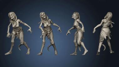 3D model Zombies (STL)