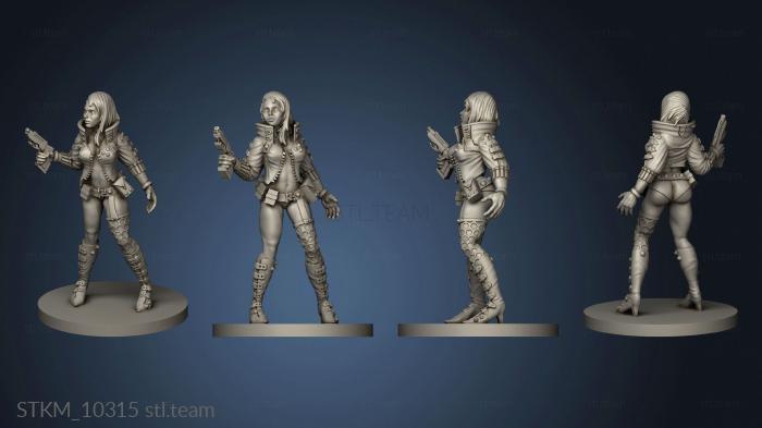 3D model cybergirl (STL)