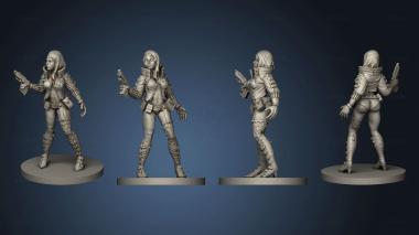 3D model cybergirl (STL)