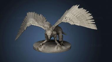 3D model Gatehouse Winged Demon (STL)