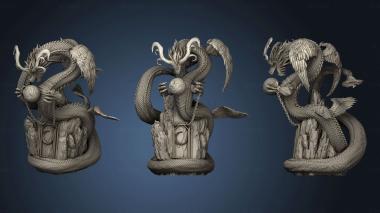 3D model Tarot Moon (STL)