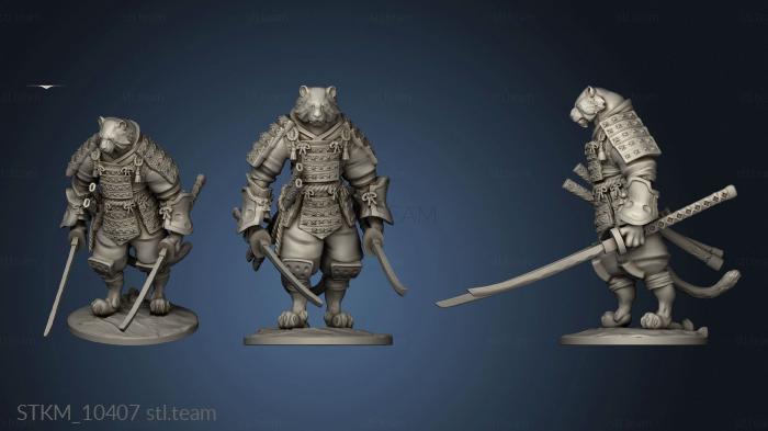 3D model Tiger Samurai Kengashi (STL)