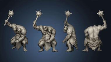 3D model Witcher Contract Ogre Ettin (STL)