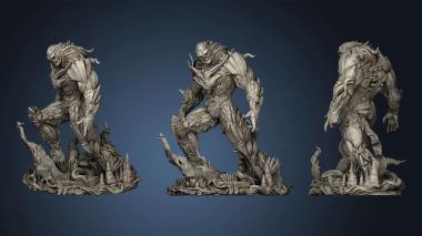 3D model The Swamp Thing Sculpture (STL)