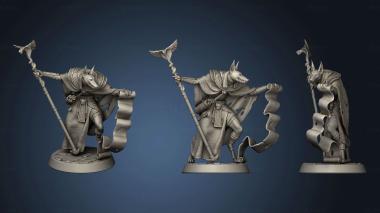 3D model Buried Tomb Werejackal Priest Were Jackal (STL)