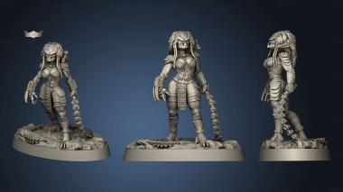 3D model SKULL HUNTERS THE BONE CLAN VIXEN LATIGO HUNTER MISTIKA (STL)