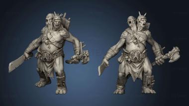 3D model Mad Mage Experiments Enemies Ettin (STL)