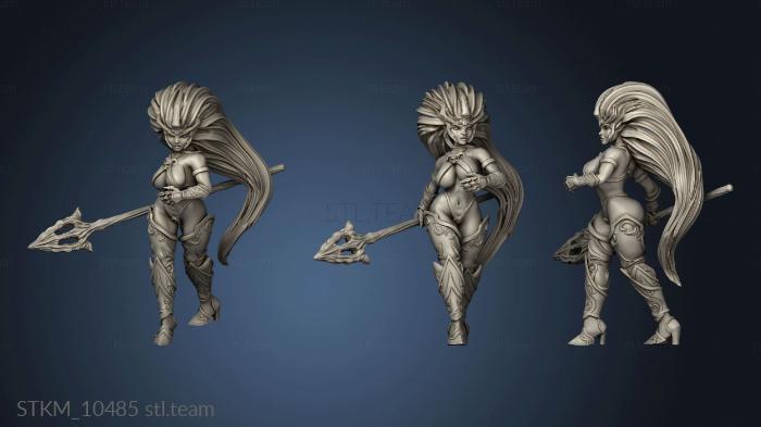 3D model Fantasy Dark Elf (STL)