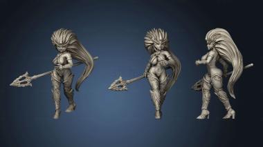 3D model Fantasy Dark Elf (STL)