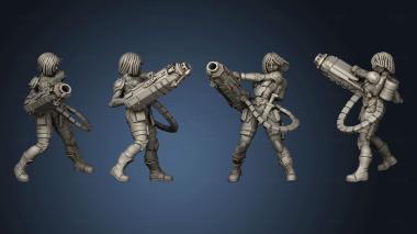 3D model Character Lieutenant Jane Ferro (STL)