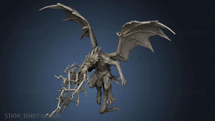 3D model Sands Destiny Draconic Demon Blue Breath Attack (STL)