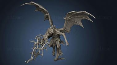 3D model Sands Destiny Draconic Demon Blue Breath Attack (STL)