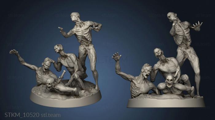 3D model Zombie Horde (STL)