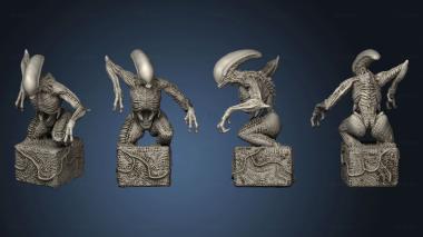 3D model Arcanum Tyrants alien statuette (STL)