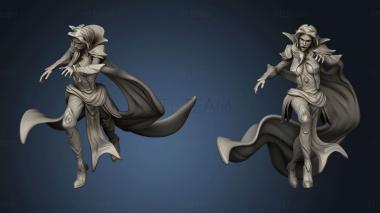 3D model Vampire Mistress Attacking (STL)