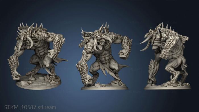 3D model Aout Blackrazor rock Troll (STL)