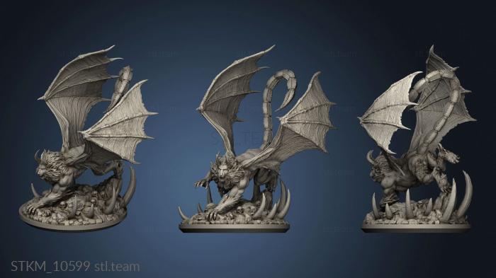 3D model Mantikhoras Manticore (STL)