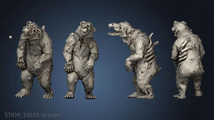 3D model The Lost Cave Throwback Undead Bears (STL)