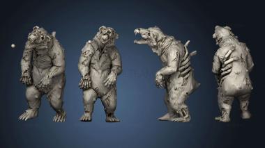 3D model The Lost Cave Throwback Undead Bears (STL)