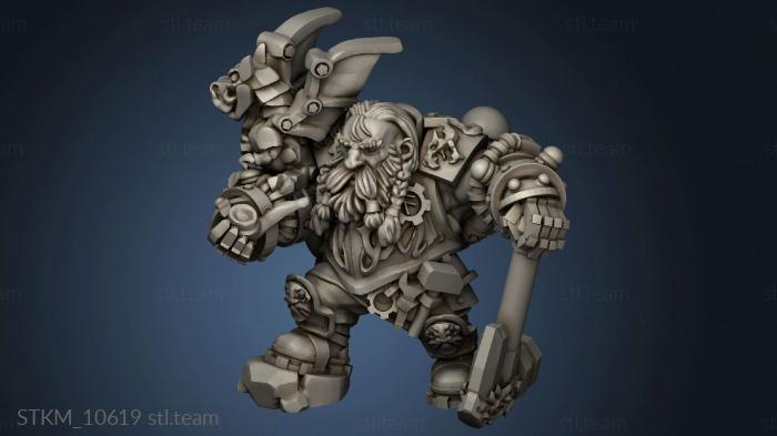 3D model Dwarves Gargy Dragonsmith Axe (STL)