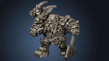 3D model Dwarves Gargy Dragonsmith Axe (STL)