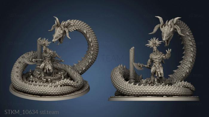 3D model Seeds the Serpent Cain Leader (STL)