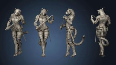 3D model Tabaxi Female (STL)