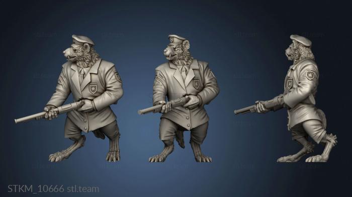 3D model Runerunners Gnoll Policeman (STL)