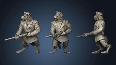 3D model Runerunners Gnoll Policeman (STL)