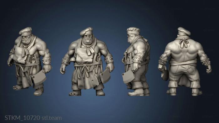 3D model Goobertown Townsfolk Ogre Cook (STL)