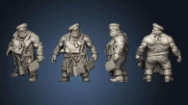 3D model Goobertown Townsfolk Ogre Cook (STL)