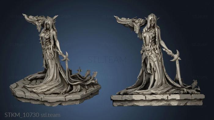 3D model The Queens Web Underworld Dark Elves Divine Neophyte (STL)