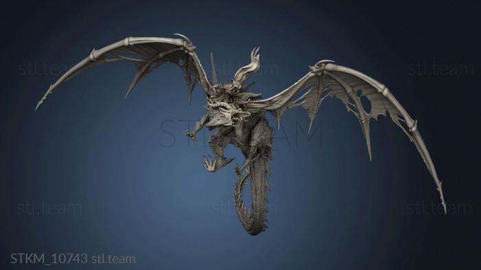 3D model cursed dragon vs cursed dragon (STL)